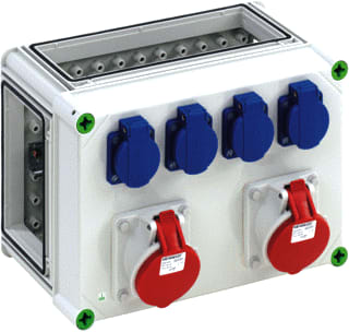 Spelsberg - CEE-contactdoos combinatie 01049001