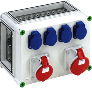 Spelsberg - CEE-contactdoos combinatie 01049201
