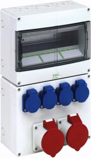 Spelsberg - STV CEE-contactdoos combinatie 1224-S32
