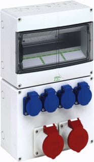 Spelsberg - STV CEE-contactdoos combinatie 1224-S16