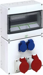 Spelsberg - STV CEE-contactdoos combinatie 1222-S