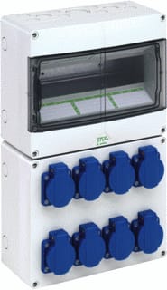 Spelsberg - STV CEE-contactdoos combinatie 1208-S