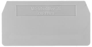 Weidmüller - Eindplaat rijgklem Afslpl Zap/Tw4
