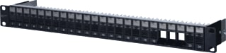 Metz Connect - PCE4P Front-/patchpan. leeg kast/lessenr 130920-Bk-E