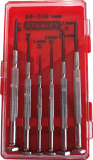 Stanley - Schroevendraaier set Horlmakset039