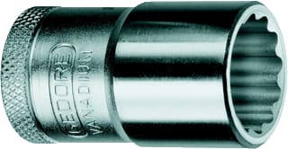 Gedore - No. D 19 Dop voor zeskantmoeren Dopsleut D19-12Mm 12Kant