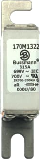 Eaton - Bussmann Smeltpatroon (mes) 170M1322
