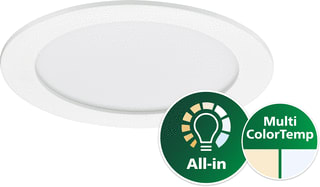 Philips - Coreline Downlight Downlight/spot/schijnwerper Dn145B 10S/830_840 Psu Wh