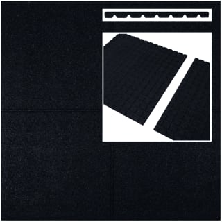 Iko - Dakbedekking Rubbertegel Zwa 50X50X3Cm