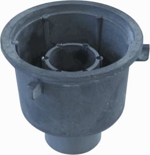 De Beer - Superbe 47.3201-400 Vloerput met 1 aansluiting Pot Lood Ou