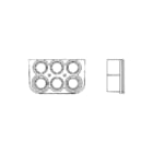 ABB - Hafonorm Invoerplaat sparing kast/lessenaar Inzetstuk 65-01