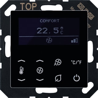 Jung - Ruimtethermostaat Ruimtereg Trd A 523028 Sw