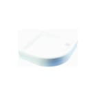 Hüppe - Purano Bad- en douchebakplint Pl Rnd 80X90 Wit