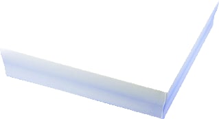 Hüppe - Purano Bad- en douchebakplint Pl 4-K 80X80 Wit