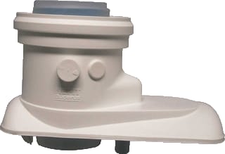 Nefit Bosch - Enkelw. rookgashulpstuk 2 aansl. adapter elite conc