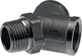 VSH - Draad D1119 Fitting met 3 aansluitingen Chroom Y-Stuk 1/2"