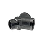 VSH - Draad D1119 Fitting met 3 aansluitingen Chroom Y-Stuk 1/2"