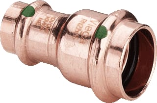 Viega - Sanpress 9778.0 Fitting met 2 aansluitingen Prfi Verloopkopp 12X10Mm