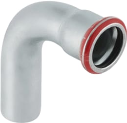 Geberit - Mapress C-staal Fitting met 2 aansluitingen Mapr.Bocht 90Gr Glad 76.1 Mm