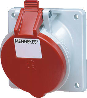 Mennekes - CEE-contactdoos, aanbouw Cee Abcntds 5P 32A 400 Xd