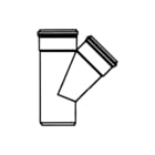 Pipelife - Renofort SN 4 Fitting met 3 aansluitingen Pvc T-St 45 2X Mf/Sp 160