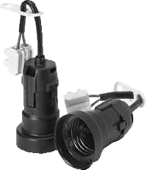 Vossloh - Lampfitting Voss Verhlamph 990035 Zwart