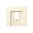 Gira - Systeem 55 Inzetplaat schakelmateriaal Inzpl 1/2 Ldsp/Usb Cwg 55