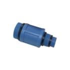 De Beer - Saniplaat Saniplug Afpersstop Bouwstop Blauw