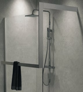 Novellini - Toebeh./onderdelen voor douchewand frame handdoekhouder rvs