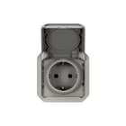 Legrand - Plexo Wandcontactdoos (WCD schakelmat.) Wcd Steekklem Grijs
