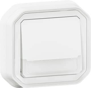 Legrand - Plexo Drukcontact drukkn etikethd wit