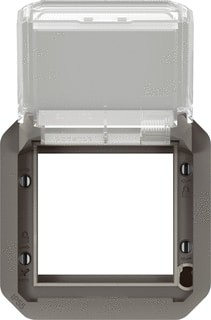 Legrand - Plexo Overgangsafdekplaat schakelmat. Mosaic Adapt Transp