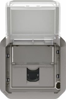 Legrand - Plexo Datacontactdoos twisted pair Rj45 Cat 6A Stp Gr