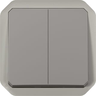 Legrand - Plexo Installatieschakelaar 2Xwisseldrukknop Gr