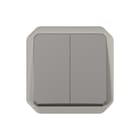 Legrand - Plexo Installatieschakelaar 2Xwisseldrukknop Gr