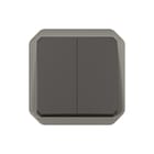 Legrand - Plexo Installatieschakelaar 2Xwissel-Drukkn Ant