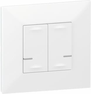 Legrand - Valena Next with Netatmo Elektronische schakelaar (compleet) Valena Nwn 2X Schak