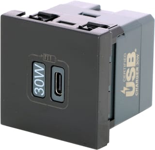 Legrand - Mosaic USB-voeding usb lad c 30w 2m m zw