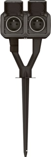 Legrand - Plexo Wandcontactdoos (WCD schakelmat.) Tuinpl Wcd 2V Pa Gr
