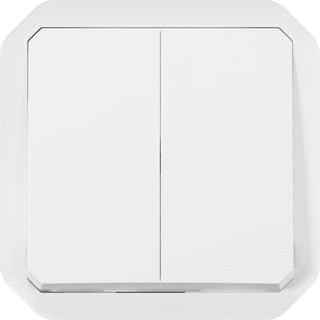 Legrand - Plexo Installatieschakelaar 2Xwissel-Drukknop W