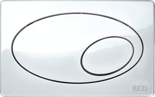 Rezi - Quick-Fit Beauty Bedieningsplaat spoelsysteem Bed Paneel Basic Duo Wit