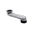Rapotec - RAPO Fitting met 2 aansluitingen Wc Sprongbocht 170-345 Mm