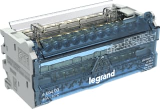 Legrand - LEXIC DIN Aansluitklem voor hoofdkabel Verdeelklm 2P 40A 13Aansl