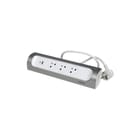 Legrand - Contactdooscombinatie tkd 3xpa usb a+c 1m alum