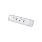 Legrand - Contactdooscombinatie tkd 4xpa z.snoer wit