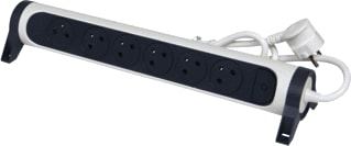 Legrand - Contactdooscombinatie tkd 6xpa met 1,5m - z-w
