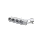 Legrand - Contactdooscombinatie tkd 4xpa met 1,5m wit-gr