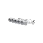 Legrand - Contactdooscombinatie tkd 5xpa met 1,5m wit-gr