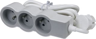 Legrand - Contactdooscombinatie tkd 3xpa met 3m wit-gr