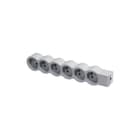 Legrand - Contactdooscombinatie tkd 6xpa z snoer wit-gr